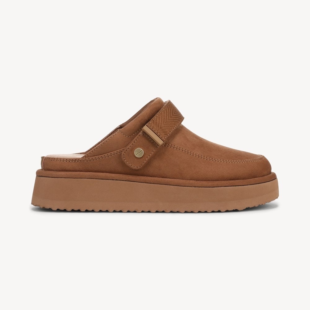Dr. Scholl's Tan Slip-On Mules